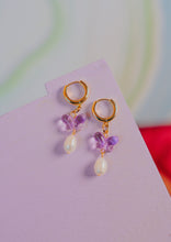 Load image into Gallery viewer, Purple Butterfly Earrings
