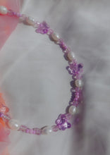 Load image into Gallery viewer, Glass Butterfly Pearl Necklace