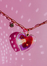 Load image into Gallery viewer, Puffy Glass Heart Pendant