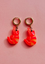 Load image into Gallery viewer, Shrimp Earrings | Prawn Earrings | Minhi Wang x Haley Made Shop | Minhi Wang Merch | Canadas Drag Race