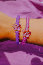 Load image into Gallery viewer, Agate Butterfly Bracelet