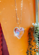 Load image into Gallery viewer, Puffy Glass Heart Pendant
