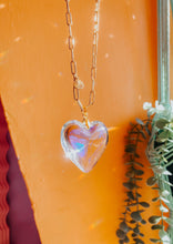 Load image into Gallery viewer, Puffy Glass Heart Pendant