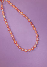 Load image into Gallery viewer, Princess Pink Pearl Necklace