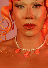 Load image into Gallery viewer, Minhi Wang x Haleymade collaboration Prawn necklace | Funky jewellery | Prawn beaded necklace | Minhi Wang Merch