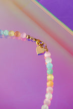 Load image into Gallery viewer, Rainbow Agate Locket | Haley Made Shop | Funky Jewelry | Bold colourful locket