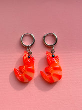Load image into Gallery viewer, Silver Shrimp Earrings | Prawn Earrings | Minhi Wang x Haley Made Shop | Minhi Wang Merch | Canadas Drag Race
