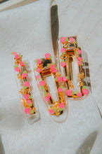 Load image into Gallery viewer, Strawberry Gold Resin Clips | Set of 2