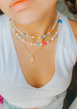 Load image into Gallery viewer, Rainbow Pearl Colourful Choker