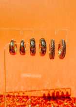 Load image into Gallery viewer, Haley Made Shop | Haleymadeshop | Golden Earrings | Every day Hoops Gold | Toronto small jewlery business | Small Business Canada