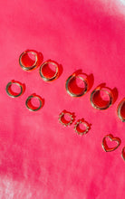 Load image into Gallery viewer, Haley Made Shop | Haleymadeshop | Golden Earrings | Every day Hoops Gold | Toronto small jewlery business | Small Business Canada
