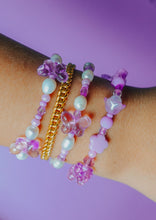 Load image into Gallery viewer, Stretchy Purple Everything Bracelet

