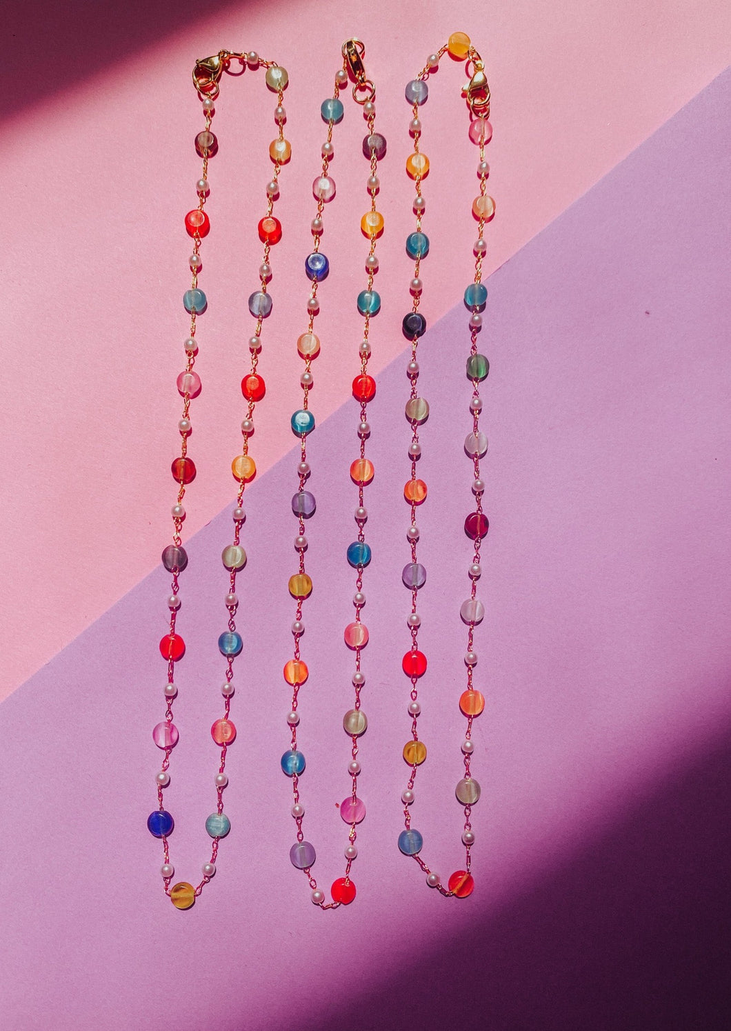 Rainbow lollipop chain